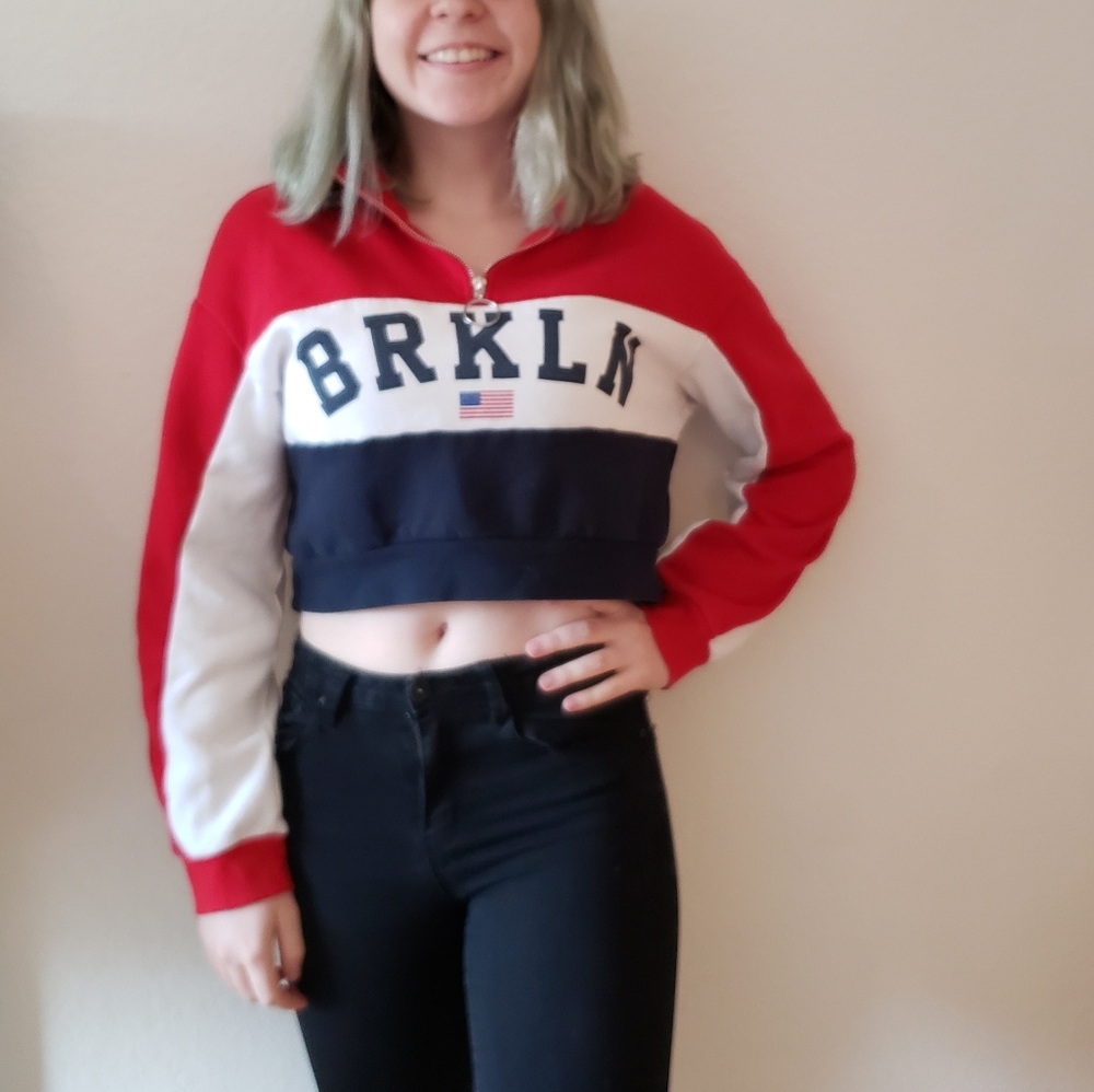Crop sweater